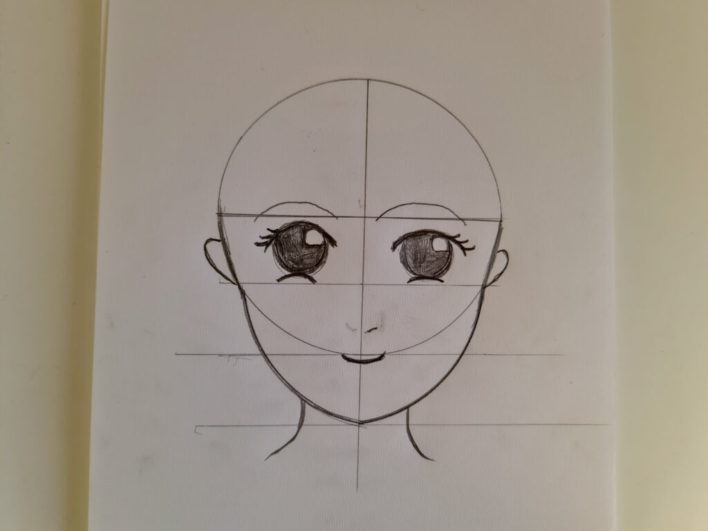 dessiner un visage manga sans savoir dessiner