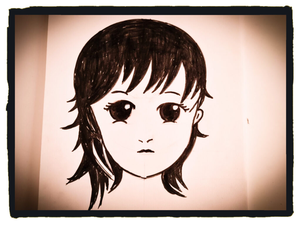 Apprendre à dessiner un visage manga facile
