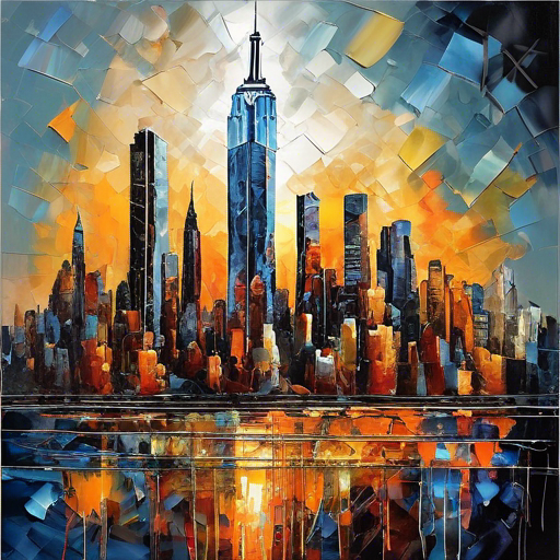 Peinture abstraite New York