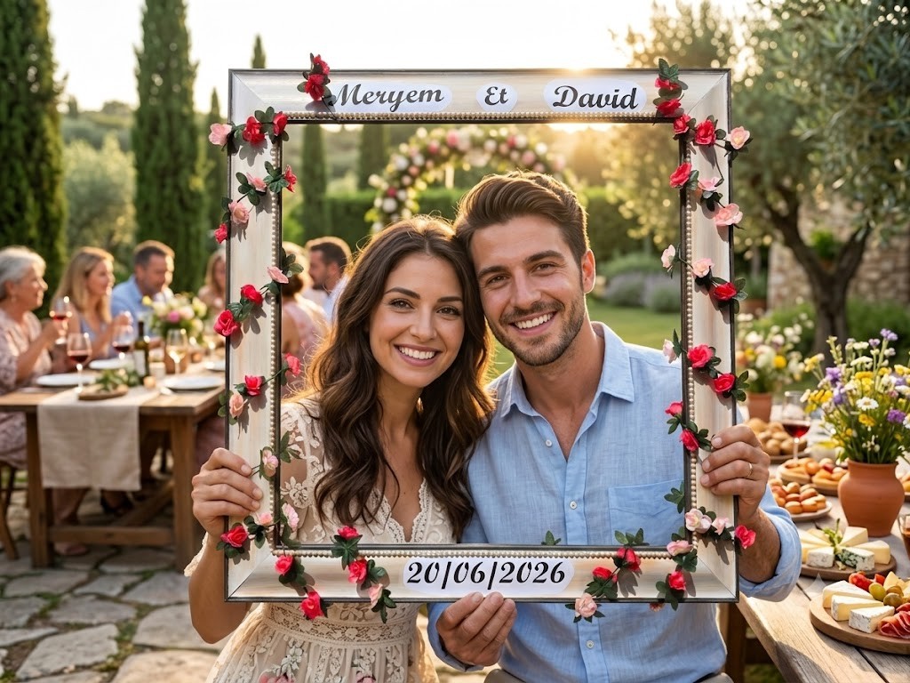 Tuto cadre de mariage